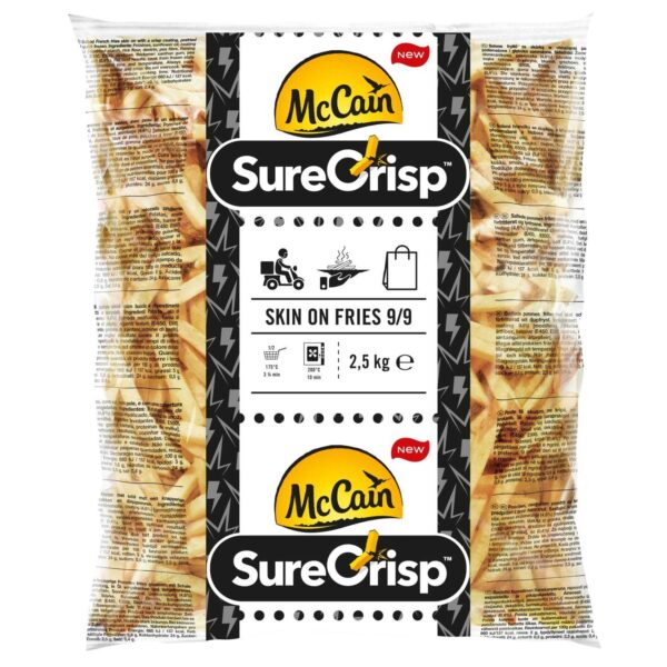 ΠΑΤΑΤΕΣ McCain SURECRISP SKIN ON 9/9 (4*2.5kg)
