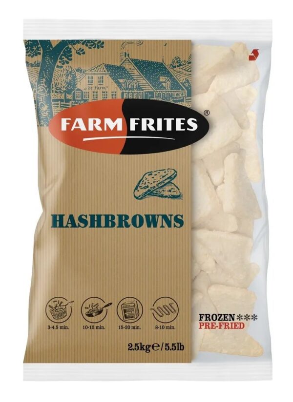ΠΑΤΑΤΑ FARM HASHBROWN ΗΛΙ. (4*2.5kg)