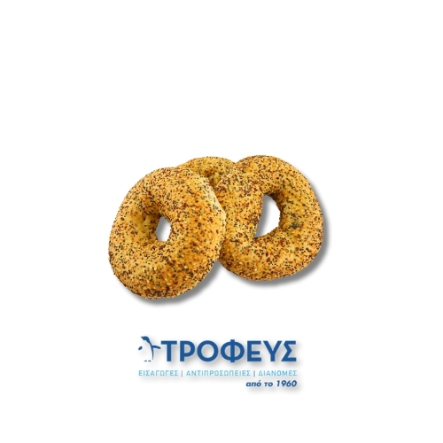 ΖΕΩ BAGEL ΠΟΛΥΣΠΟΡΟ (MULTIGRAIN) (100gr 40τμχ)