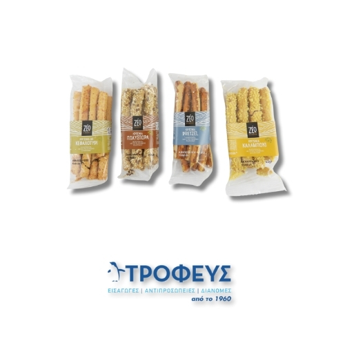 ΖΕΩ DISP. BREADSTICKS ΚΑΛΑΜΠ. (4χ10τμχ 60gr) 14cm